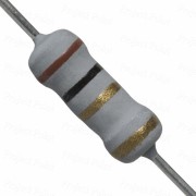 1 Ohm 1W Flameproof Metal Oxide Resistor - Medium Quality
