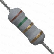 1.5 Ohm 1W Flameproof Metal Oxide Resistor - High Quality