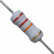 22K Ohm 1W Flameproof Metal Oxide Resistor - Medium Quality