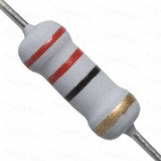 22 Ohm 2W Flameproof Metal Oxide Resistor - Medium Quality