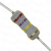 270K Ohm 1W Flameproof Metal Oxide Resistor - Medium Quality