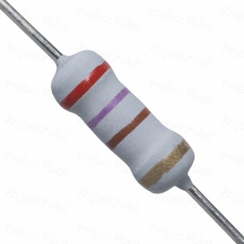 270 Ohm 1W Flameproof Metal Oxide Resistor - Medium Quality (Min Order Quantity 1pc for this Product)