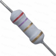 2.7 Ohm 1W Flameproof Metal Oxide Resistor - High Quality