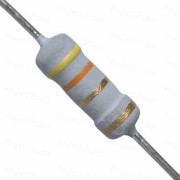 4.3 Ohm 1W Flameproof Metal Oxide Resistor - Medium Quality