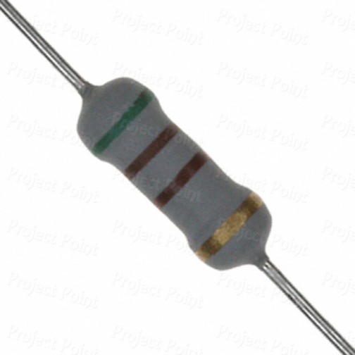 510 Ohm 1W Flameproof Metal Oxide Resistor - Medium Quality (Min Order Quantity 1pc for this Product)