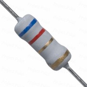 6.2 Ohm 1W Flameproof Metal Oxide Resistor - Medium Quality