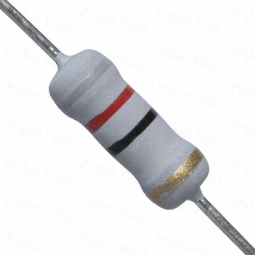 82 Ohm 1W Flameproof Metal Oxide Resistor - Medium Quality (Min Order Quantity 1pc for this Product)
