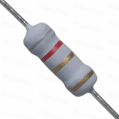 8.2 Ohm 1W Flameproof Metal Oxide Resistor - High Quality (Min Order Quantity 1pc for this Product)