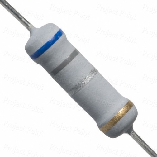 0.68 Ohm 2W Flameproof Metal Oxide Resistor - High Quality (Min Order Quantity 1pc for this Product)