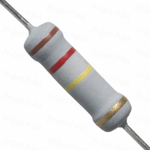 120K Ohm 2W Flameproof Metal Oxide Resistor - High Quality (Min Order Quantity 1pc for this Product)