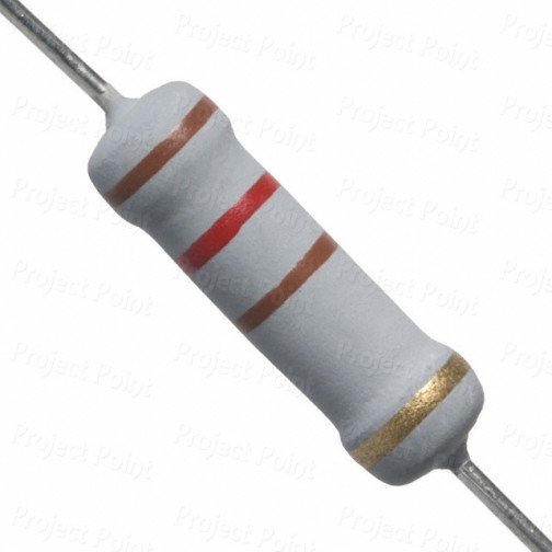 120 Ohm 2W Flameproof Metal Oxide Resistor - High Quality (Min Order Quantity 1pc for this Product)