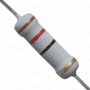 12 Ohm 2W Flameproof Metal Oxide Resistor - Medium Quality