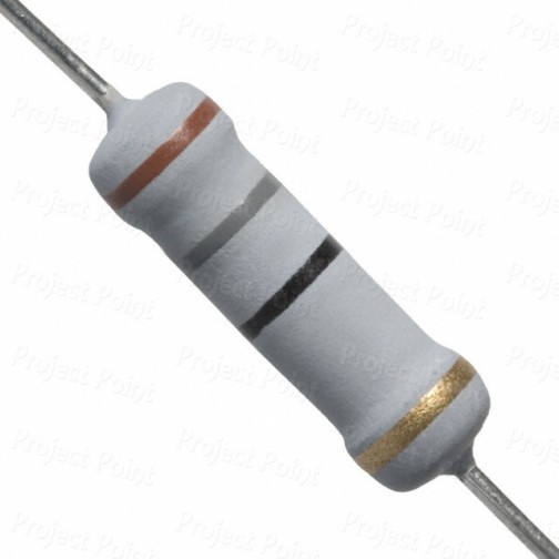 18 Ohm 2W Flameproof Metal Oxide Resistor - Medium Quality (Min Order Quantity 1pc for this Product)