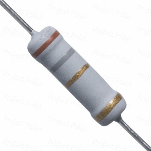 1.8 Ohm 2W Flameproof Metal Oxide Resistor - Medium Quality (Min Order Quantity 1pc for this Product)
