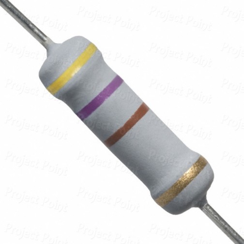 470 Ohm 2W Flameproof Metal Oxide Resistor - High Quality (Min Order Quantity 1pc for this Product)