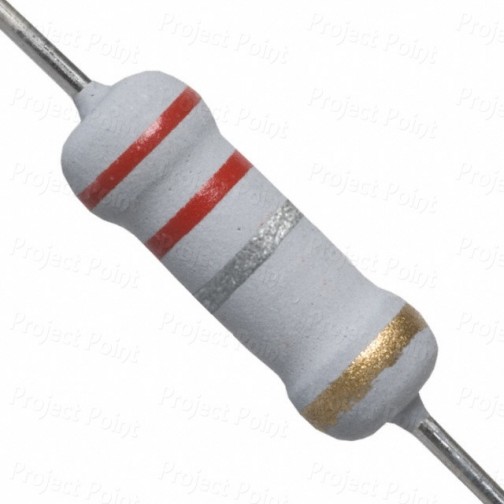 0.22 Ohm 2W Flameproof Metal Oxide Resistor - Medium Quality (Min Order Quantity 1pc for this Product)
