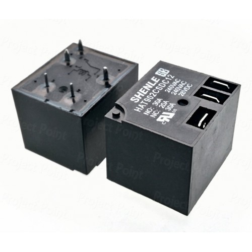 Relay 12V 30A SPDT High Power PCB Type, 30A Relay, PCB Relay, 30 Amp ...