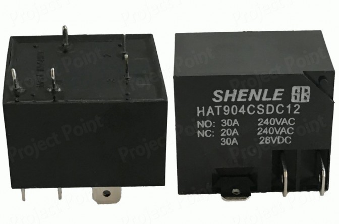 Relay 12V 30A SPDT High Power - HAT904CSDC12 (Min Order Quantity 1pc for this Product)
