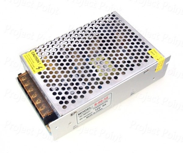 12V 5A High Quality Power Supply - SMPS (Min Order Quantity 1pc for this Product)