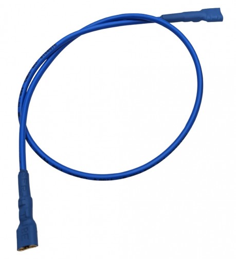 Battery Jumper Cable - Female Spade to Spade Terminals - 18A 100cm Blue (Min Order Quantity 1pc for this Product)