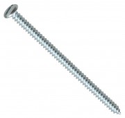 10No. 75mm Sheet Metal Self Tapping Screw -  Slotted Pan Head