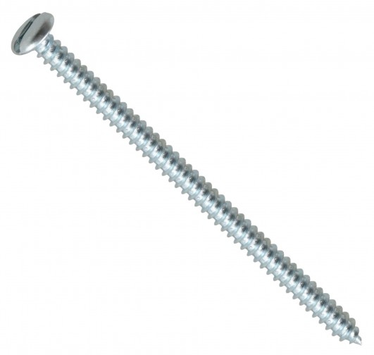 10No. 75mm Sheet Metal Self Tapping Screw -  Slotted Pan Head (Min Order Quantity 1pc for this Product)