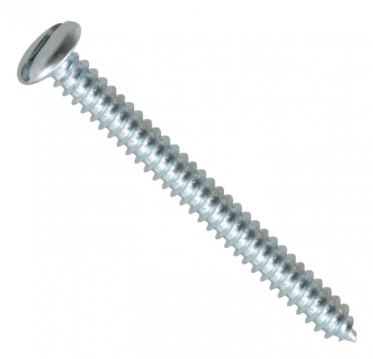 12No. 60mm Sheet Metal Self Tapping Screw -  Slotted Pan Head (Min Order Quantity 1pc for this Product)
