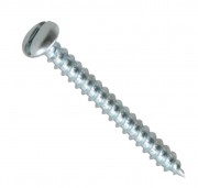 6No-25mm Sheet Metal Self Tapping Screw -  Slotted Pan Head