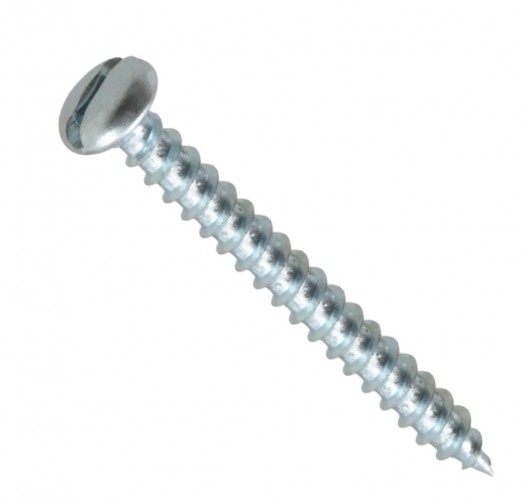 6No-25mm Sheet Metal Self Tapping Screw -  Slotted Pan Head (Min Order Quantity 1pc for this Product)