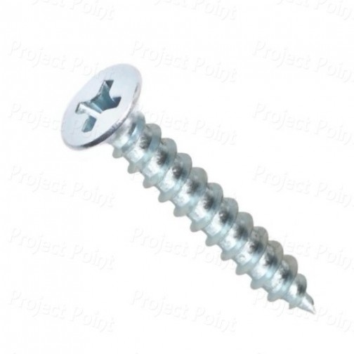 8No-18mm Sheet Metal Self Tapping Screw -  Philips CSK Head (Min Order Quantity 1pc for this Product)