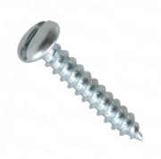 12No-18mm Sheet Metal Self Tapping Screw -  Slotted Pan Head