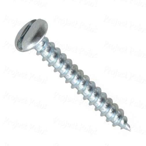 8No-25mm Sheet Metal Self Tapping Screw -  Slotted Pan Head (Min Order Quantity 1pc for this Product)