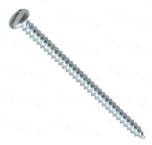8No-50mm Sheet Metal Self Tapping Screw -  Slotted Pan Head (Min Order Quantity 1pc for this Product)