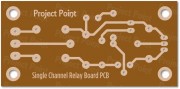 Single Channel Relay Board PCB