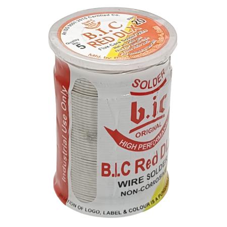 BIC Red High Quality Resin Cored Solder Wire - 246g Spool (Min Order Quantity 1pc for this Product)