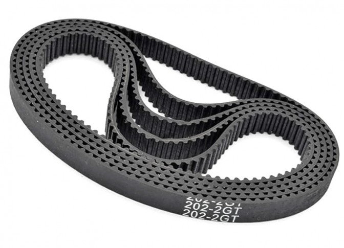 GT2 Rubber Timing Belt - 202mm Closed Loop - 6mm Width (Min Order Quantity 1pc for this Product)