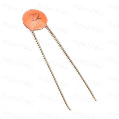 2.2pF - 0.0022nF 50V Ceramic Disc Capacitor (Min Order Quantity 1pc for this Product)