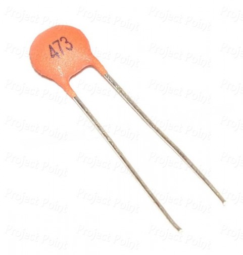 0.047uF - 47nF 50V Ceramic Disc Capacitor (Min Order Quantity 1pc for this Product)