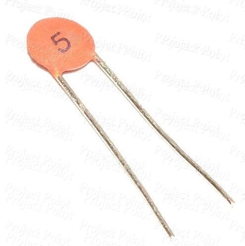 5pF - 0.005nF 50V Ceramic Disc Capacitor (Min Order Quantity 1pc for this Product)