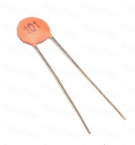 100pF - 0.1nF 50V Ceramic Disc Capacitor (Min Order Quantity 1pc for this Product)