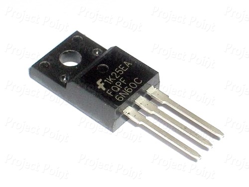 FQPF6N60 - Power MOSFET Transistor (Min Order Quantity 1pc for this Product)