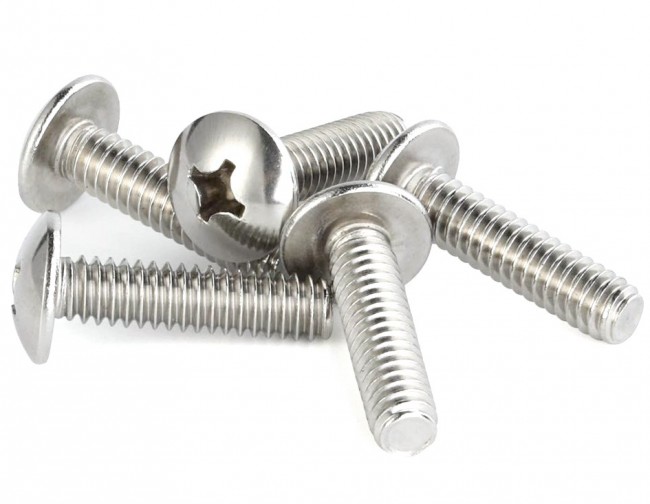 M3 Nickel Plated Phillips Truss Head Machine Screw - 12mm (Min Order Quantity 1pc for this Product)