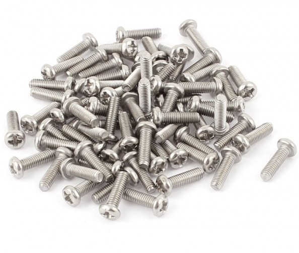M3 Phillips Pan Head Machine Screw - 10mm (Min Order Quantity 1pc for this Product)