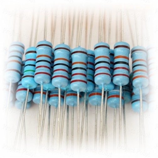 1 Ohm 1W Metal Film Resistor 1% - High Quality (Min Order Quantity 1pc for this Product)