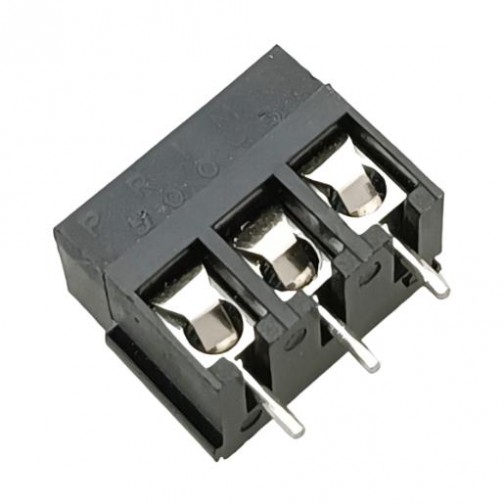 3 Way PCB Terminal Block - Prime 500-3 Black (Min Order Quantity 1pc for this Product)