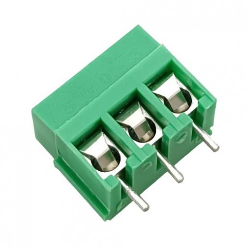 3 Way PCB Terminal Block - Prime 500-3 Green (Min Order Quantity 1pc for this Product)