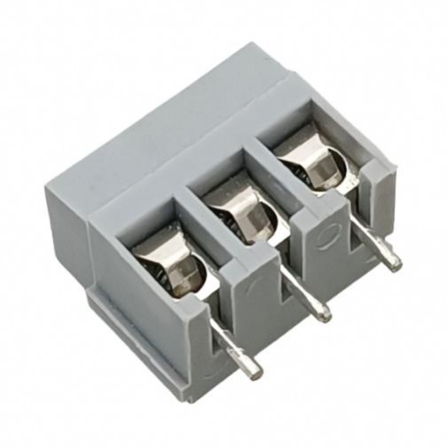 3 Way PCB Terminal Block - Prime 500-3 Gray (Min Order Quantity 1pc for this Product)
