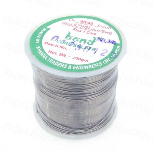 Bond High Quality Resin Cored Solder Wire - 250g Spool (Min Order Quantity 1pc for this Product)