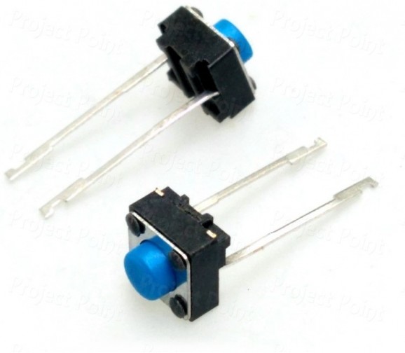 2-Pin 6mm Best Quality Square Tact Switch (Min Order Quantity 1pc for this Product)