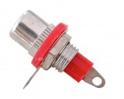 RCA Female Chassis Mount Connector - Red